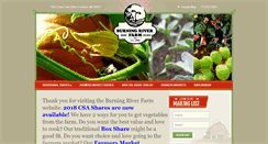 Desktop Screenshot of burningriverfarm.com